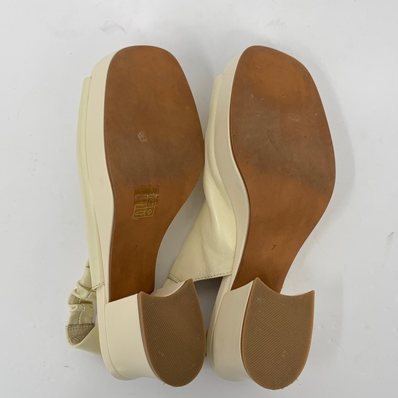 Jeffrey Campbell Extendo peeptoe sandal ivory leather cream platform chunky 7 - Picture 5 of 7